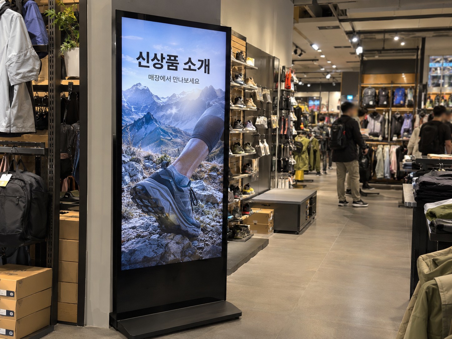 매장 광고용 디지털사이니지 65인치
